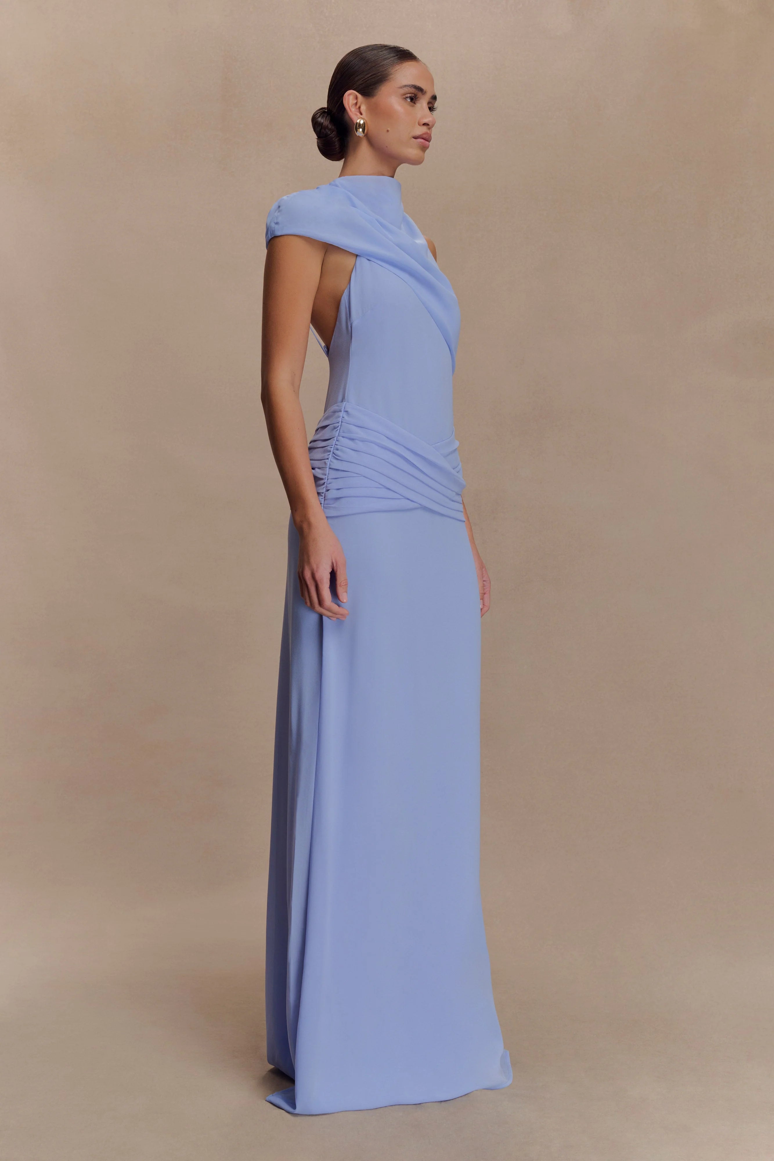 ER Analia Chiffon Maxi Dress - Lilac