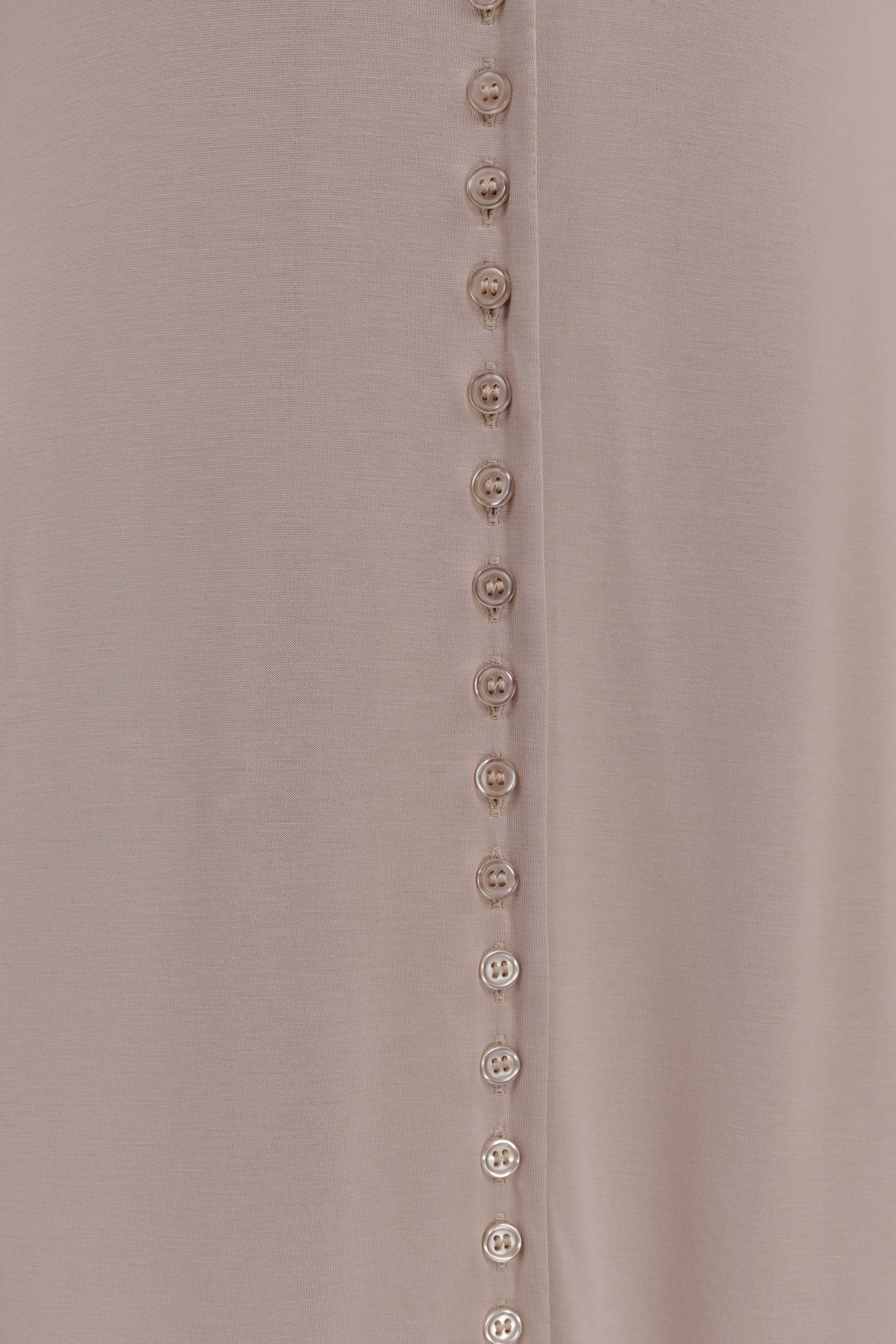 ER Anders Peached Jersey Midi Dress - Taupe