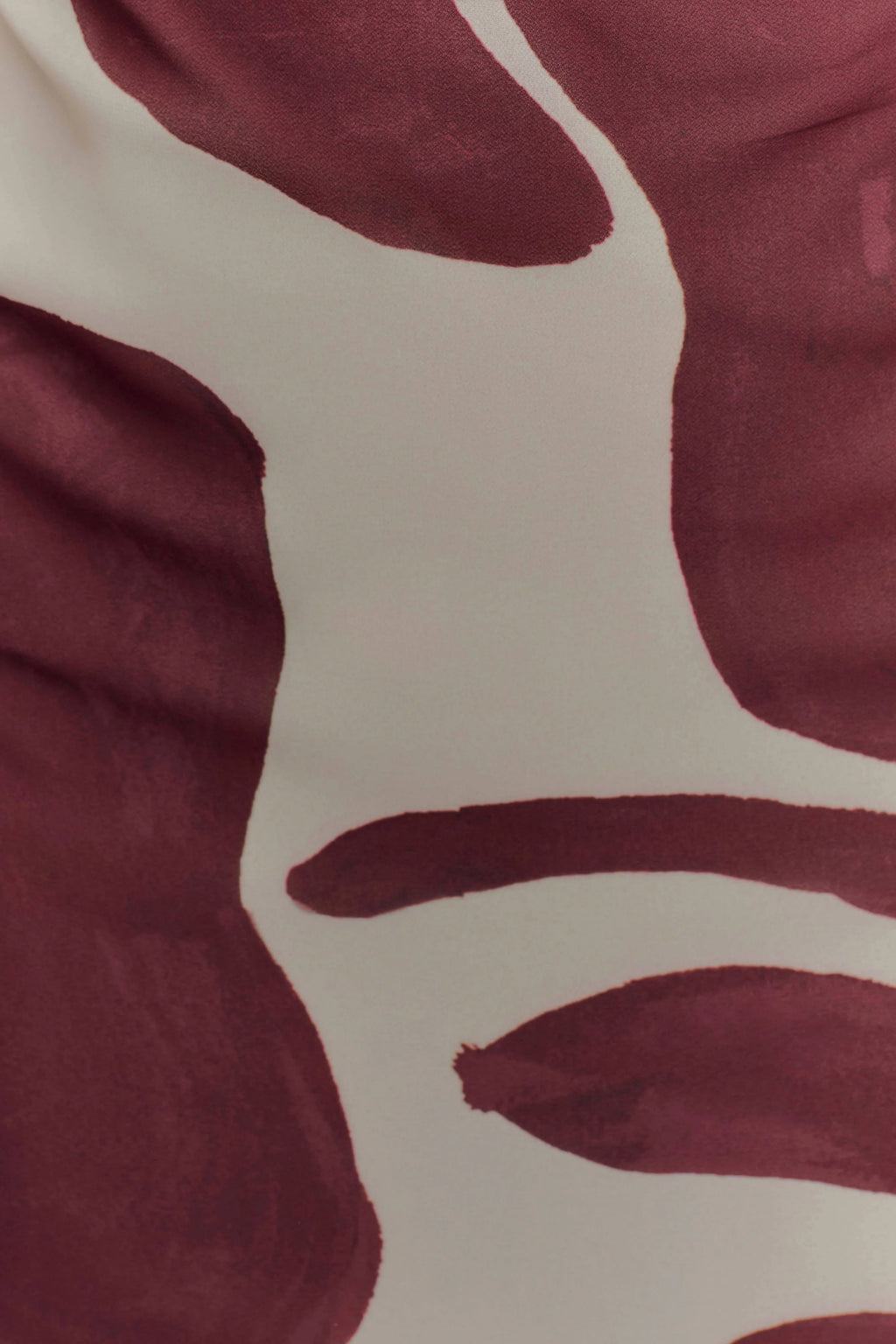 ER Amaya Strapless Chiffon Maxi Dress - Brown Deco Fleur Print