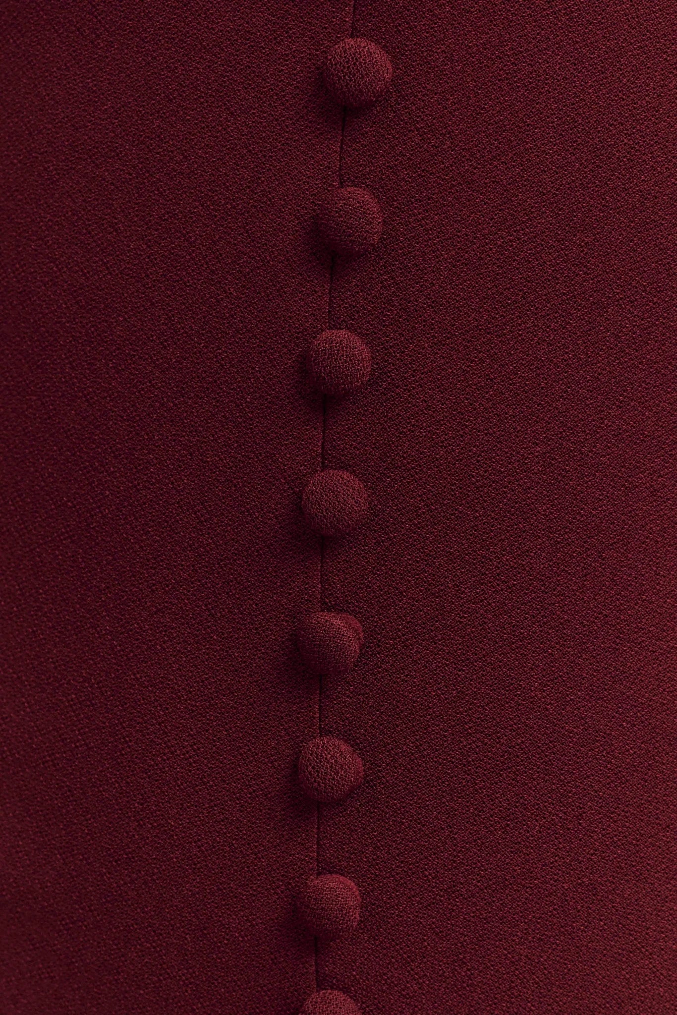 ER Annita Crepe Halter Midi Dress - Merlot