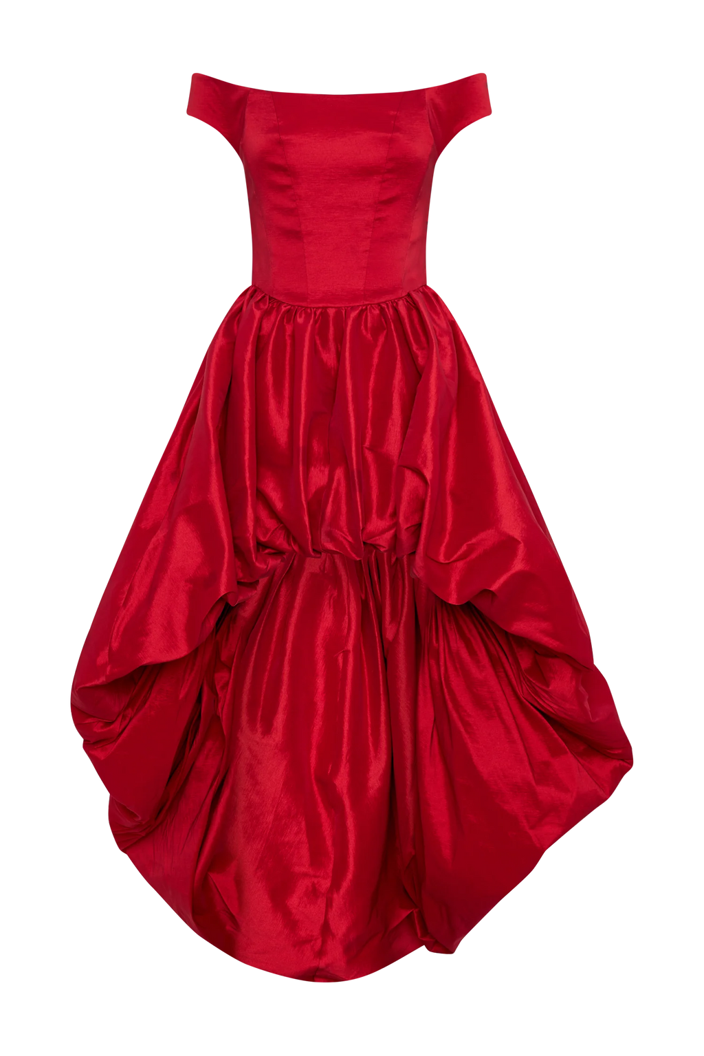 ER Amelia Bubble Maxi Dress - Ruby Red