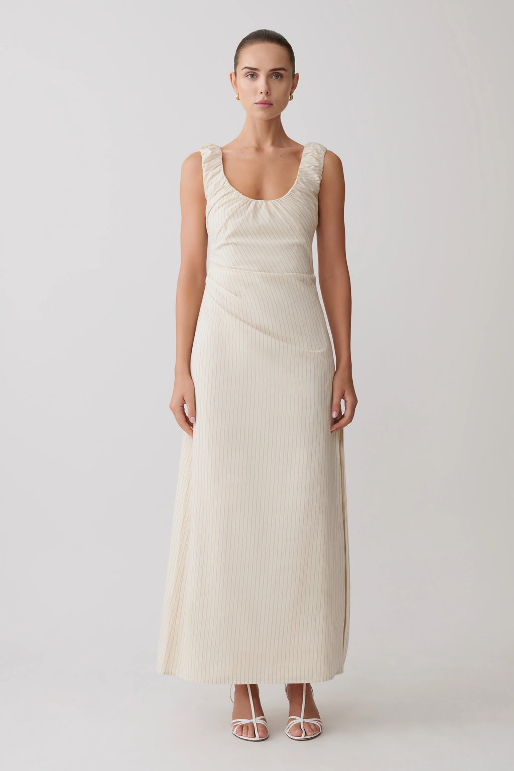 ER Anisa Scoop Neck Maxi Dress - Stripe