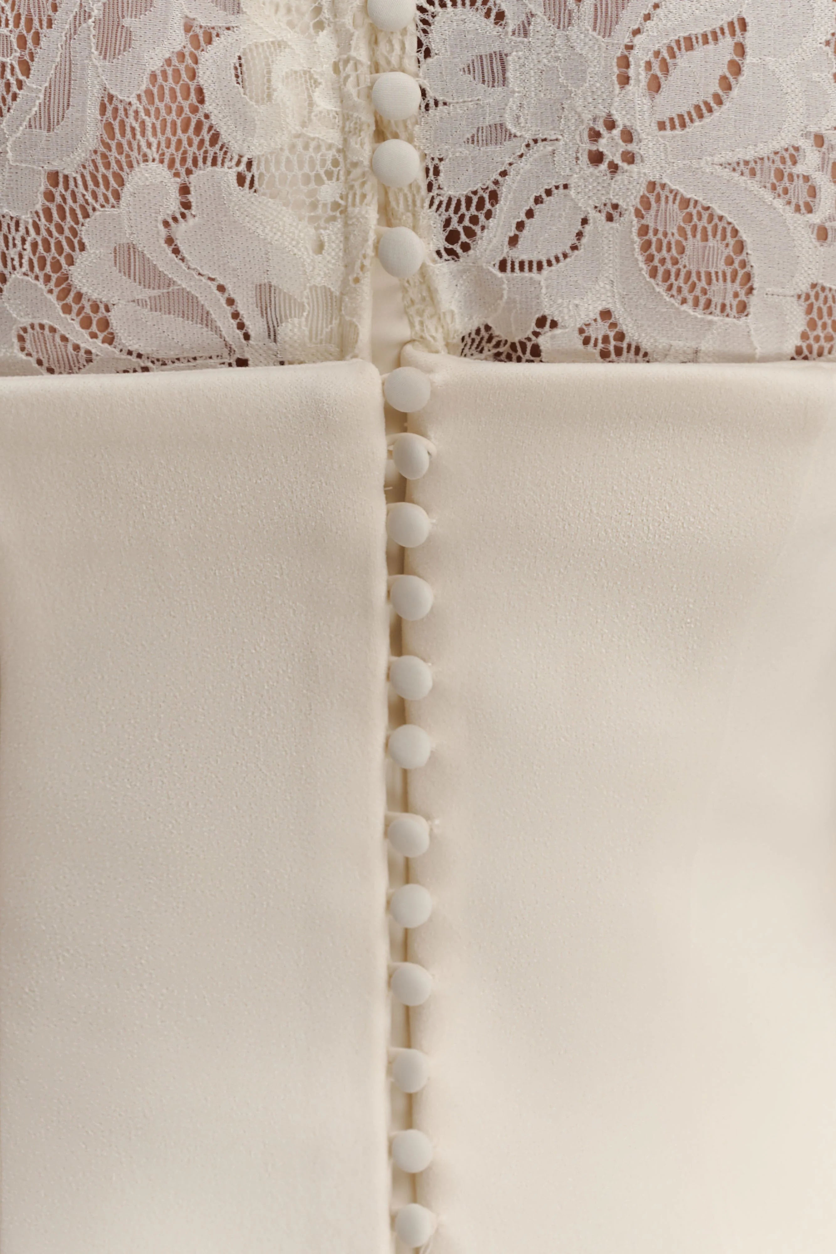 ER Aurelie Long Sleeve Lace Maxi Dress - Ivory